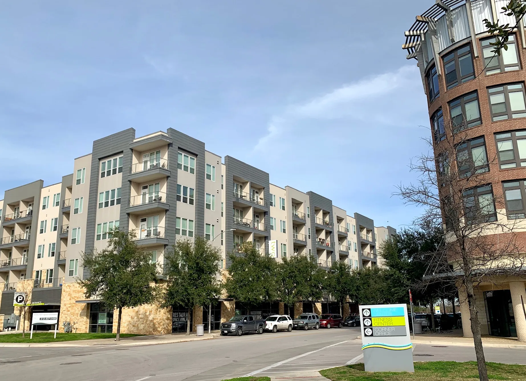Illustrative apartment building in Austin, Texas